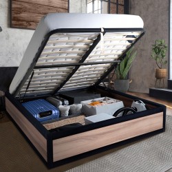 Lit coffre Boston + matelas...